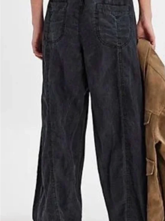 Free People Black Wide-Leg pants - Picture 2 of 5